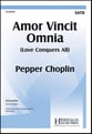 Amor Vincit Omnia SATB choral sheet music cover